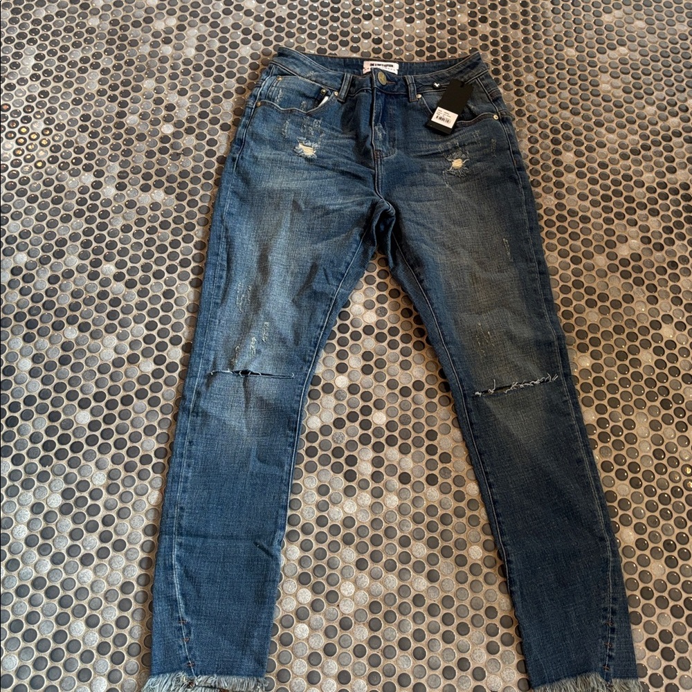 One Teaspoon High Rise Jeans in Indigo